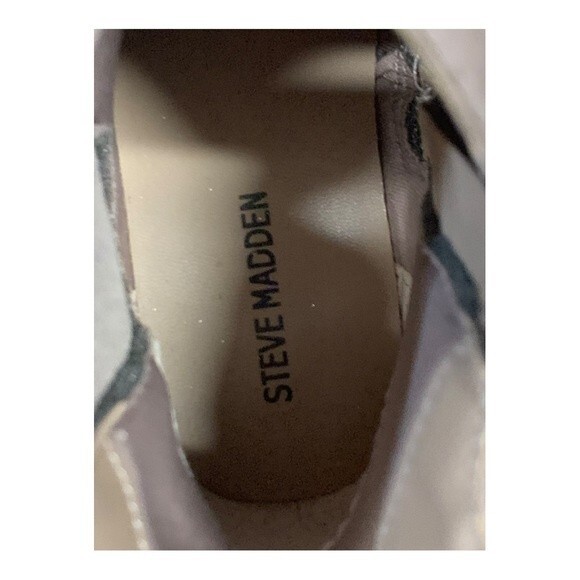 NWOT STEVE MADDEN | Girls Jhowl Boot Shimmer Tan Purple Tan Winter Boot 3 - Picture 9 of 10